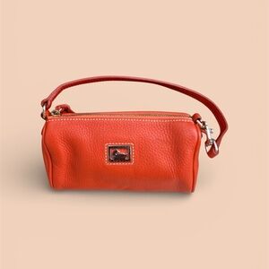 Dooney & Bourke Vibrant Orange Wristlet